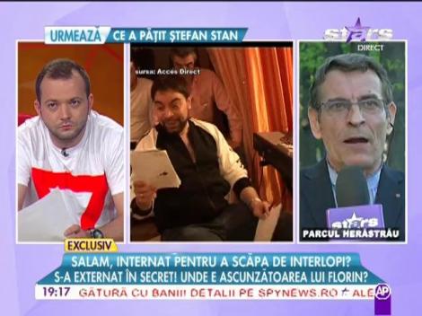Florin Salam, acuzat că şi-a înscenat internarea