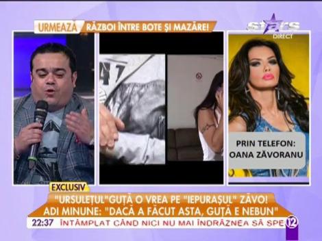 Oana Zavoranu lamureste presupusa iubire cu Guta