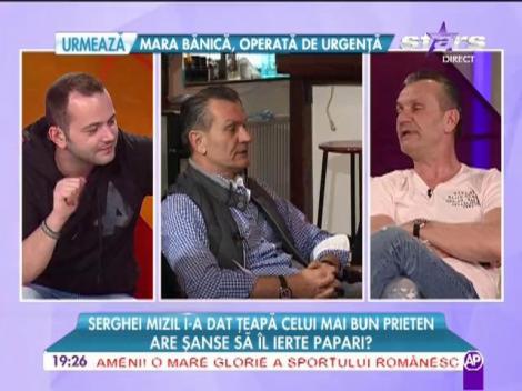 Serghei Mizil i-a făcut o farsă prietenului său George Papari