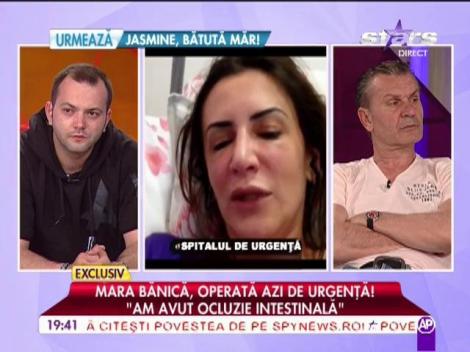 Mara Bănică, operată de urgenţă