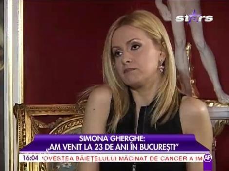 Simona Gherghe: ”La 23 de ani am venit în București!”