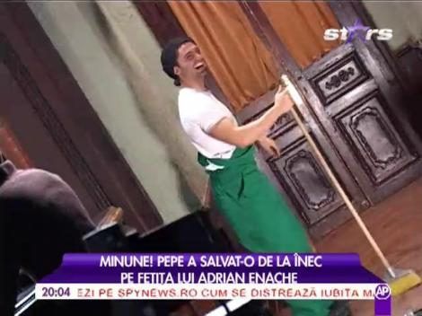 Pepe, erou pentru fetiţa lui Adrian Enache! A salvat-o de la înec!