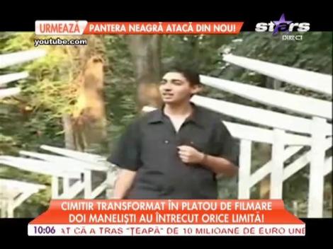 Un manelist a filmat un videoclip într-un cimitir