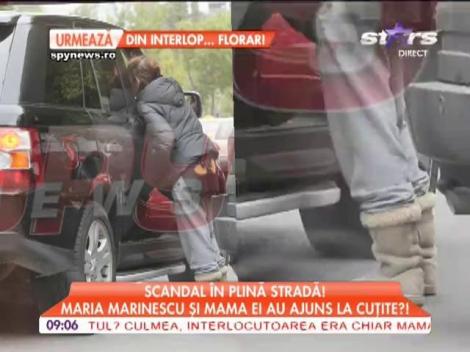 Maria Marinescu, criză de nervi în plină stradă