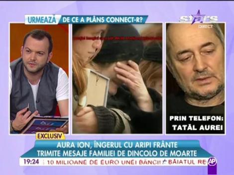 Aura Ion, îngerul cu aripi frânte, trimite mesaje familiei de dincolo de moarte