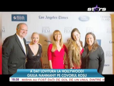 Giulia Nahmany, pe covorul roşu