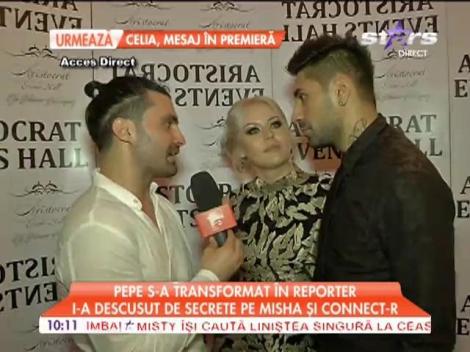 Pepe, reporter pentru câteva minute