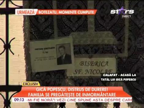 Familia lui Gică Popescu se pregăteşte de înmormântare