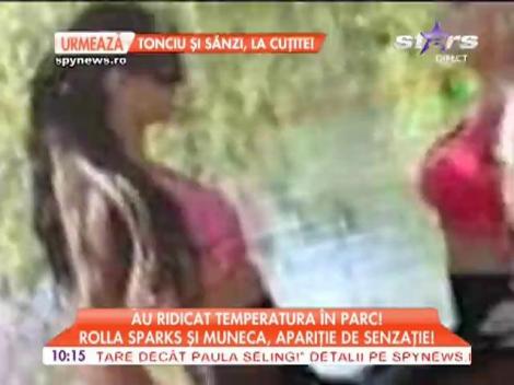 Rolla Sparks şi Muneca, apariţie de senzaţie în parc