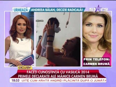 Primele declaraţii ale mămicii Carmen Brumă