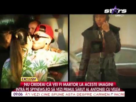 Antonia l-a sărutat pe Alex Velea