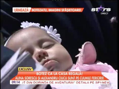 Alina Sorescu şi-a botezat fetiţa