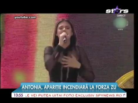 Antonia, apariţie incendiară la "Forza ZU"