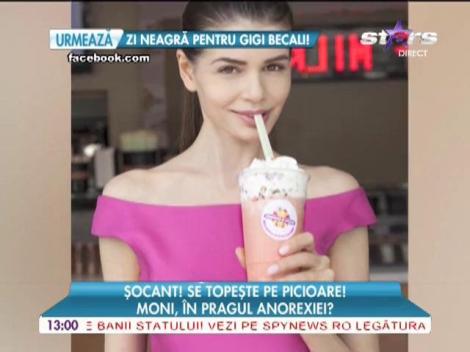 Monica Gabor, în pragul anorexiei
