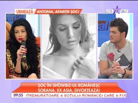 Sorana divorţează de soţul ei