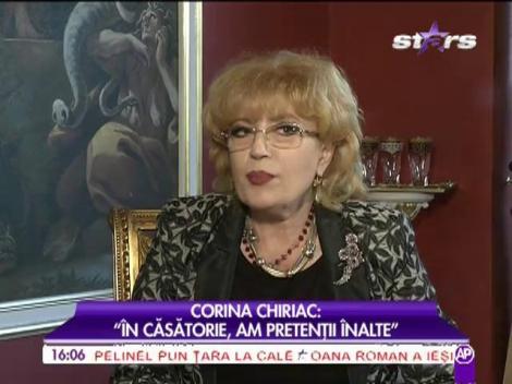 Corina Chiriac, despre casatorie