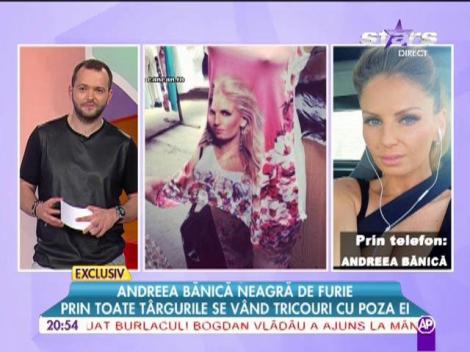 Andreea Bănică, neagră de furie