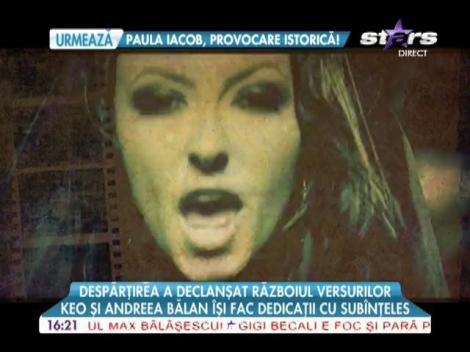 Război în versuri între Andreea Bălan şi Keo