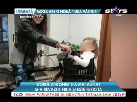 Antonia şi-a revăzut fiica şi este fericită