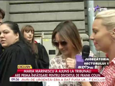 Maria Marinescu a ajuns la tribunal