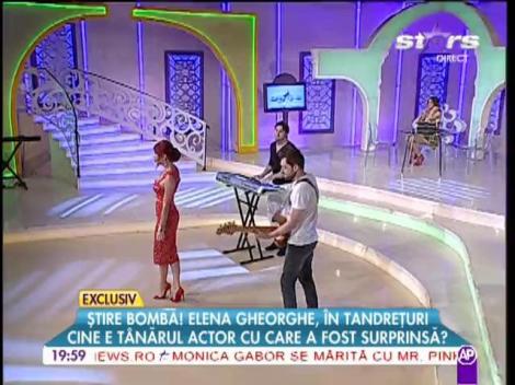 Elena Gheorghe, în tandreţuri cu un tânăr actor