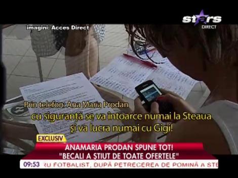 Anamaria Prodan, adevărul despre plecarea lui Reghe de la Steaua