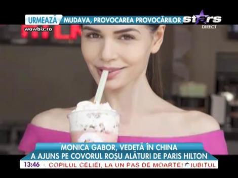 Monica Gabor, vedetă în China