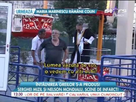 Serghei Mizil şi Nelson Mondialu, prima întâlnire