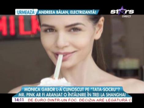 Monica Gabor l-a întâlnit pe tatăl lui Mr. Pink