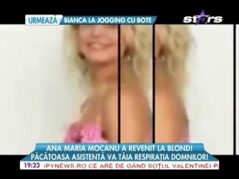 Ana Maria Mocanu a revenit la blond