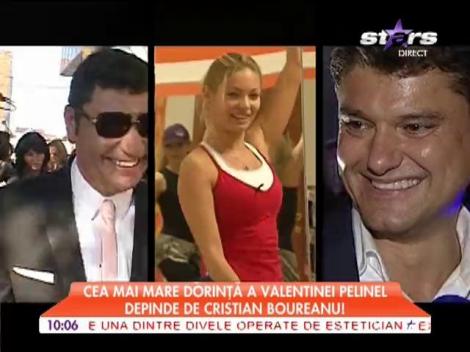 Cea mai mare dorinţă a Valentinei Pelinel depinde de Cristian Boureanu