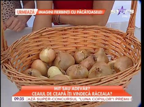 Ceaiul de ceapă îţi vindecă răceala?