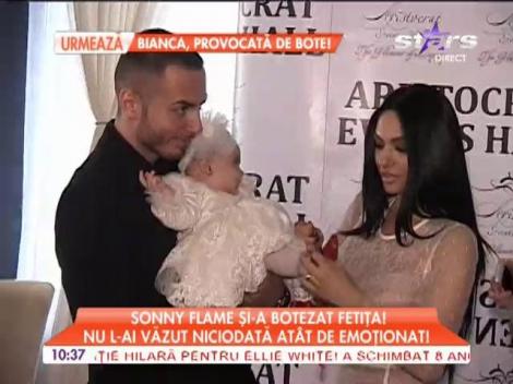 Sonny Flame şi-a botezat fetiţa