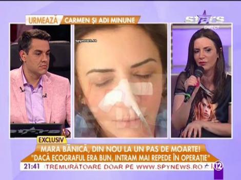 Mara Bănică, din nou la un pas de moarte