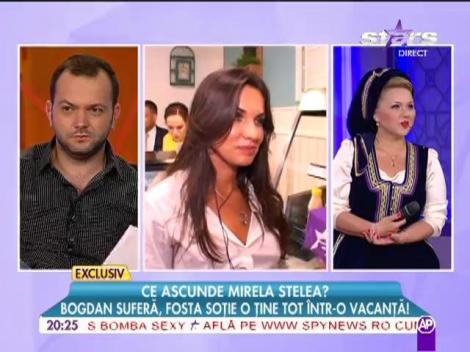 Bogdan Stelea suferă, fosta soţie o ţine tot într-o vacanţă!