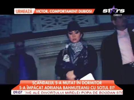 Scandalul dintre Adriana Bahmuțeanu și soțul ei s-a mutat în dormitor