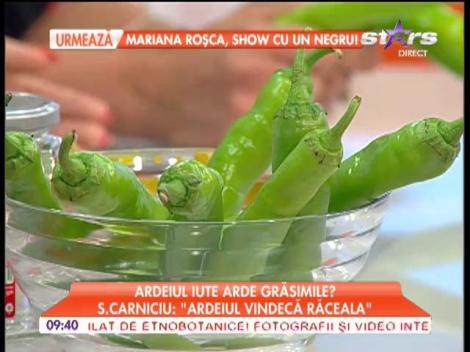 Ardeiul iute arde grăsimile