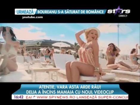 Delia a încins Mamaia cu noul videoclip