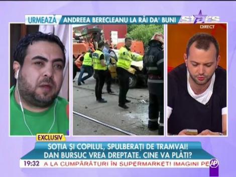 Familia lui Dan Bursuc, spulberata de tramvai