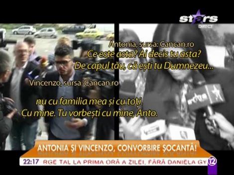 Antonia și Vincenzo, convorbire șocantă