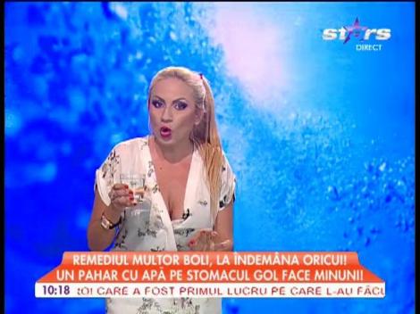 Un pahar cu apă, pe stomacul gol, face minuni!