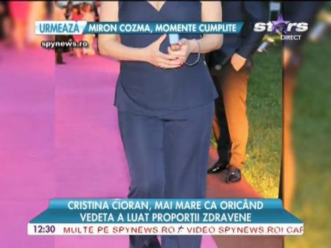 Cristina Cioran a luat proporţii zdravene