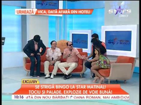 Romică Țociu și Cornel Palade strigă bingo la Star Matinal