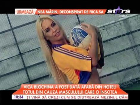 Vica Blochina a fost dată afară din hotel din cauza cățelului său