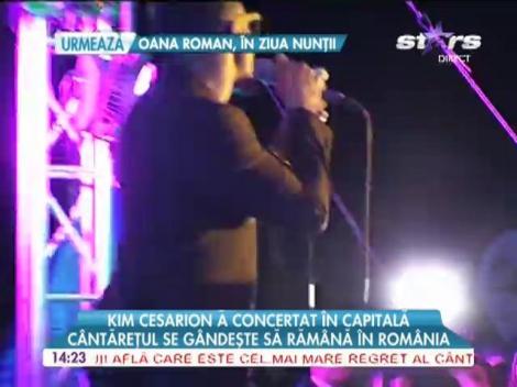 Kim Cesarion, concert în parcul Herăstrău