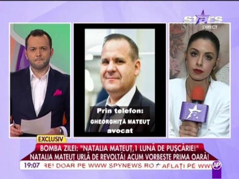 Natalia Mateuț dezminte faptul că ar fi primit o lună de închisoare