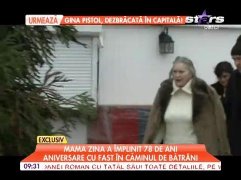 Mama Zina a împlinit 78 de ani! Aniversare cu fast în căminul de bătrâni