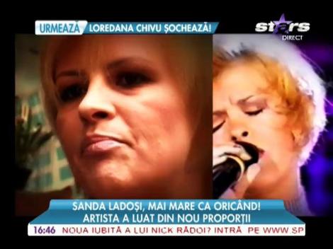 Sanda Ladoşi a luat din nou proporţii!