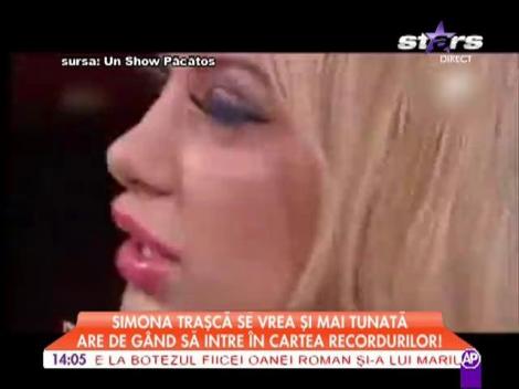 Simona Traşcă vrea să intre în Cartea Recordurilor