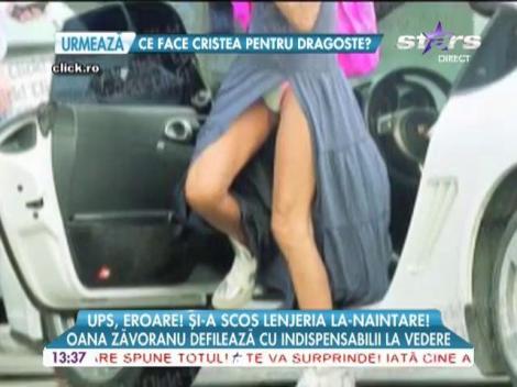Oana Zăvoranu, cu lenjeria intimă la vedere